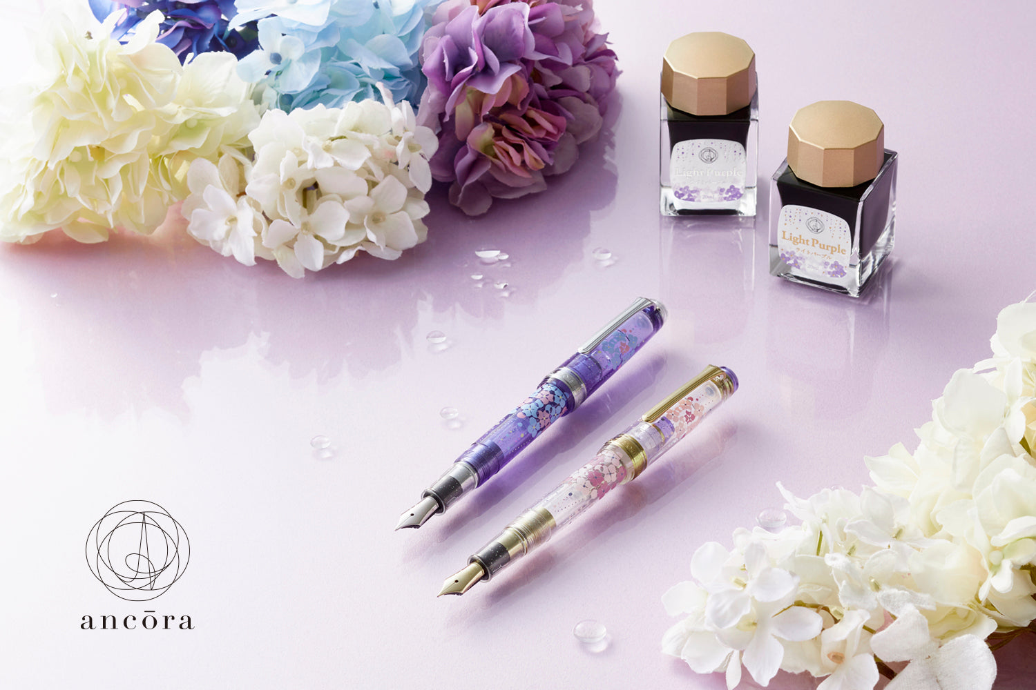 ancora（アンコーラ）プロフェッショナルギアスリム 紫陽花　F字 プロフェッショナルギアスリム 紫陽花 限定セット 新発売