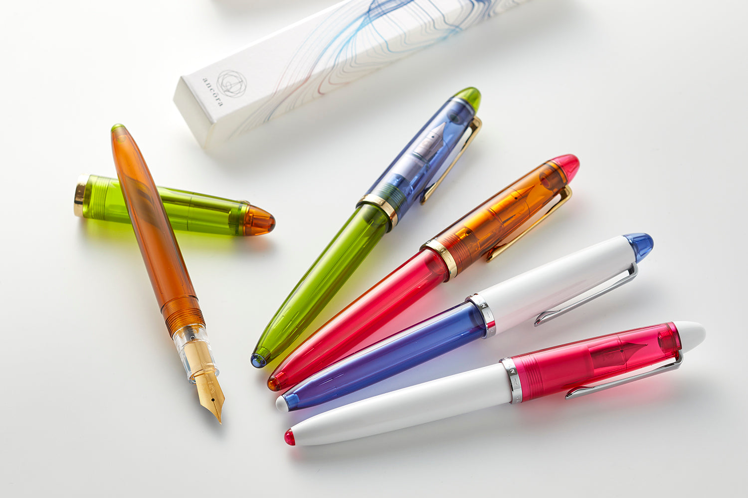 訳あり　ANCORA アンコラ 万年筆 リミテッドエディション スゥオード　レッド/バーメイル　世界限定88本 ◇希少な逸品送料410円～アンコラ Ancora Amalfi Limited