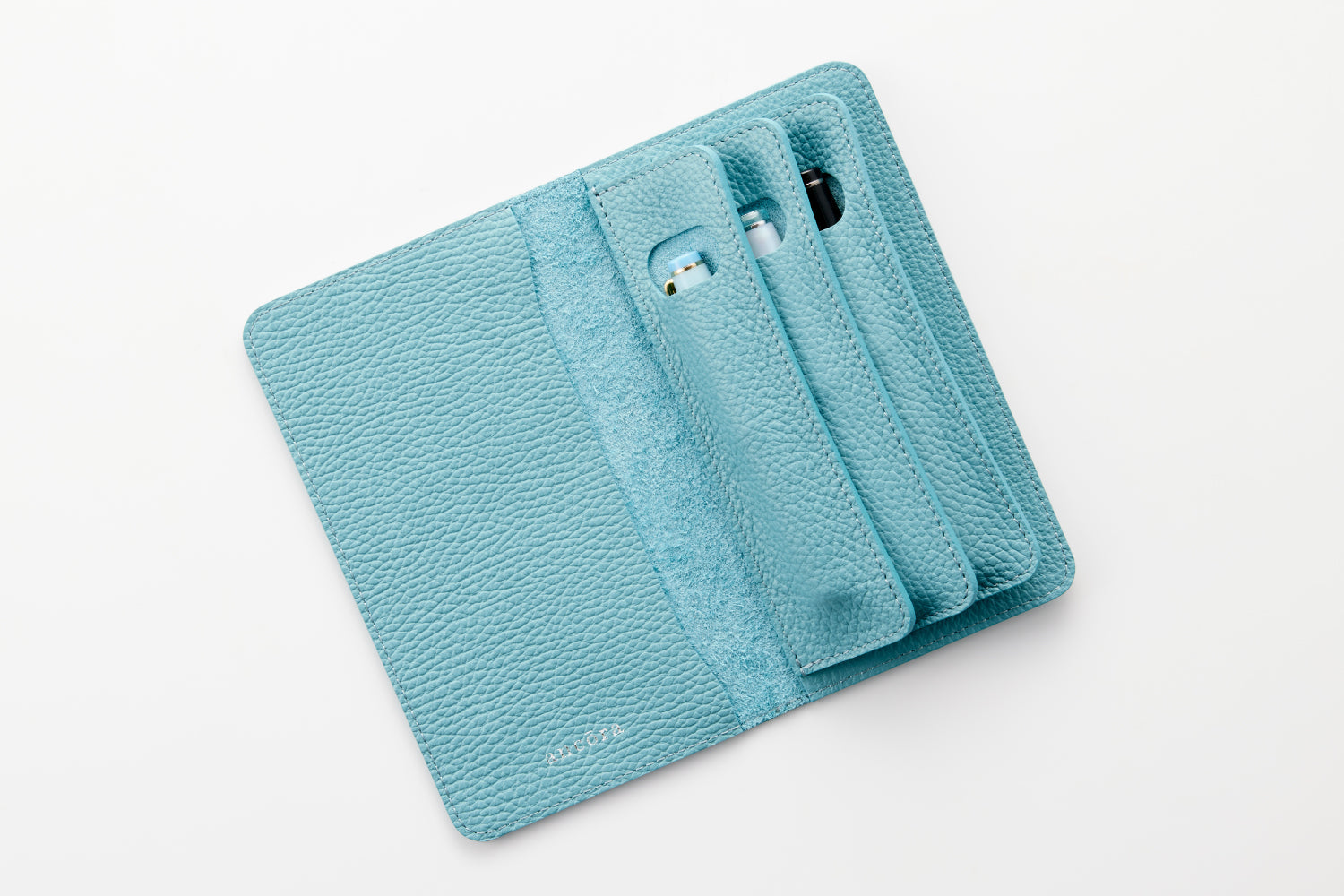 銀座本店限定「セパレート革ペンケース(3本用)『ancora』」新発売