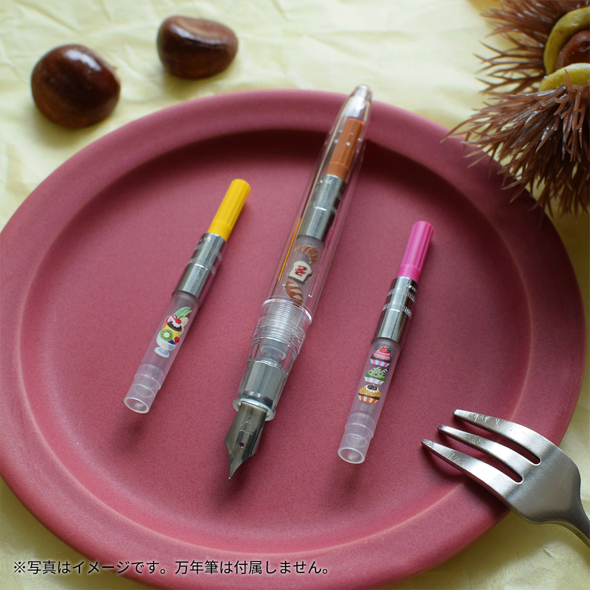 万年筆用インク吸入器コンバーター＜Autumn＞プリンアラモード/イエロー