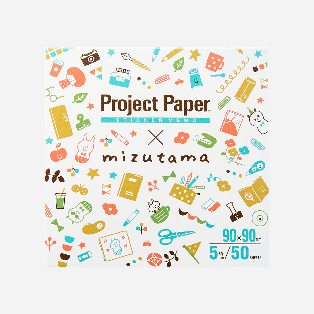プロジェクトステッカーメモ（付箋）×mizutama（Lサイズ）