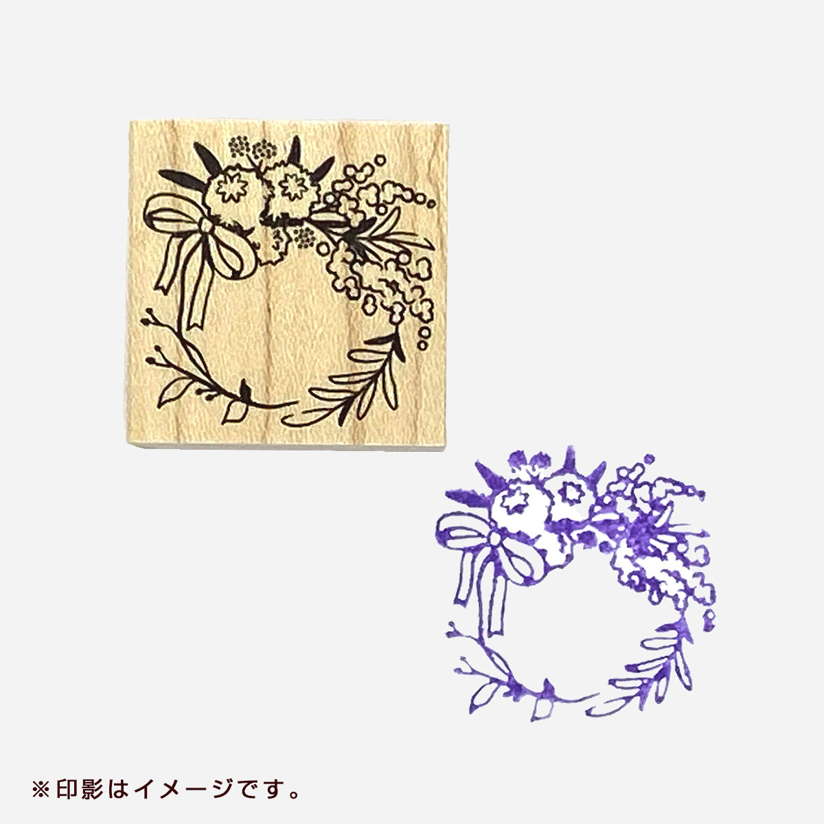 スタンプ リース リボン（印面サイズ 30×30㎜） | ancora direct shop