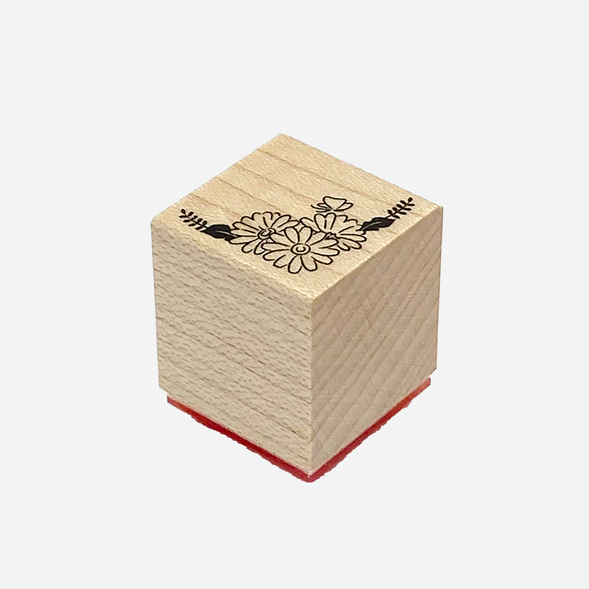 スタンプ コーナーフラワー（印面サイズ 20×20㎜）